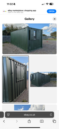 20ft used antivandal office - 20ft,